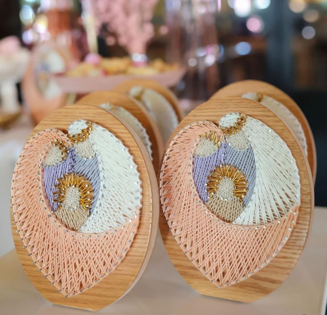 Holy Family String Art Variation